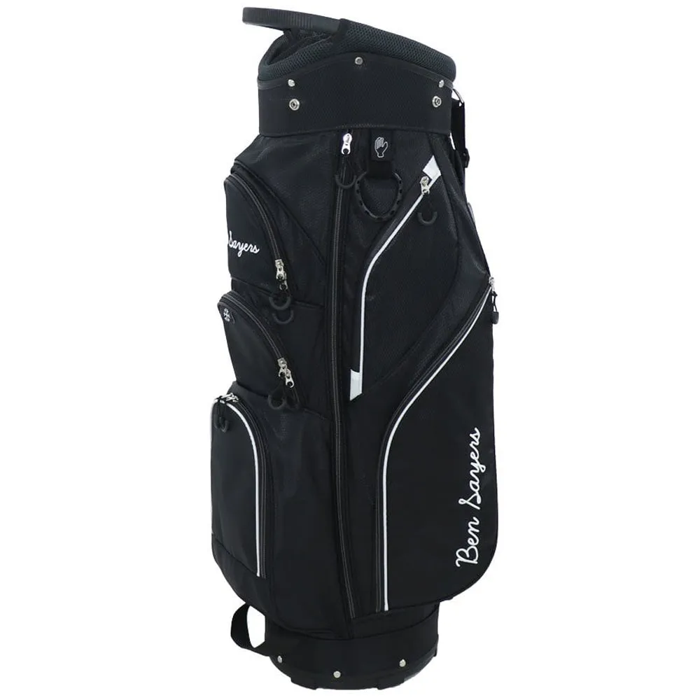 Ben Sayers DLX Cart Bag - Black/White
