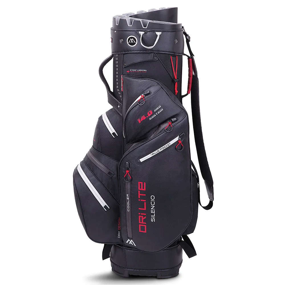 Big Max Dri Lite Silencio 2 Organiser Cart Bag - Black