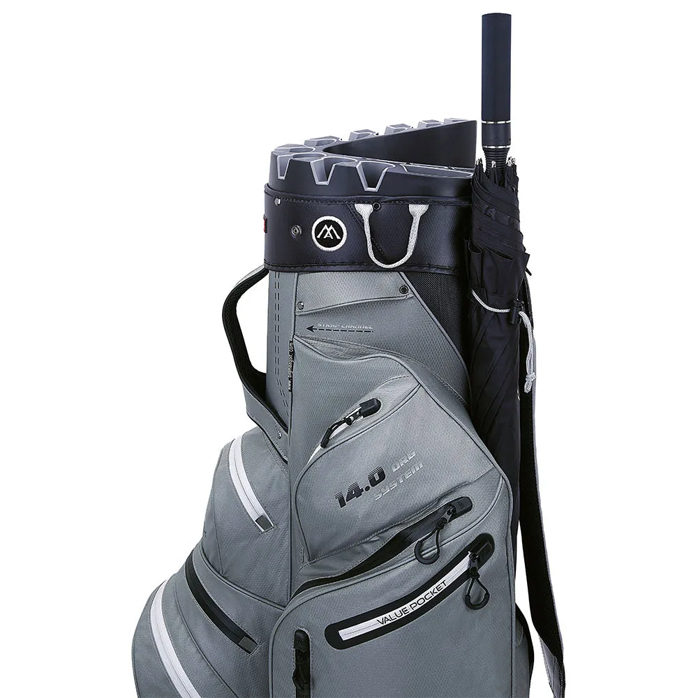 Big Max Dri Lite Silencio 2 Organiser Cart Bag - Grey/Black