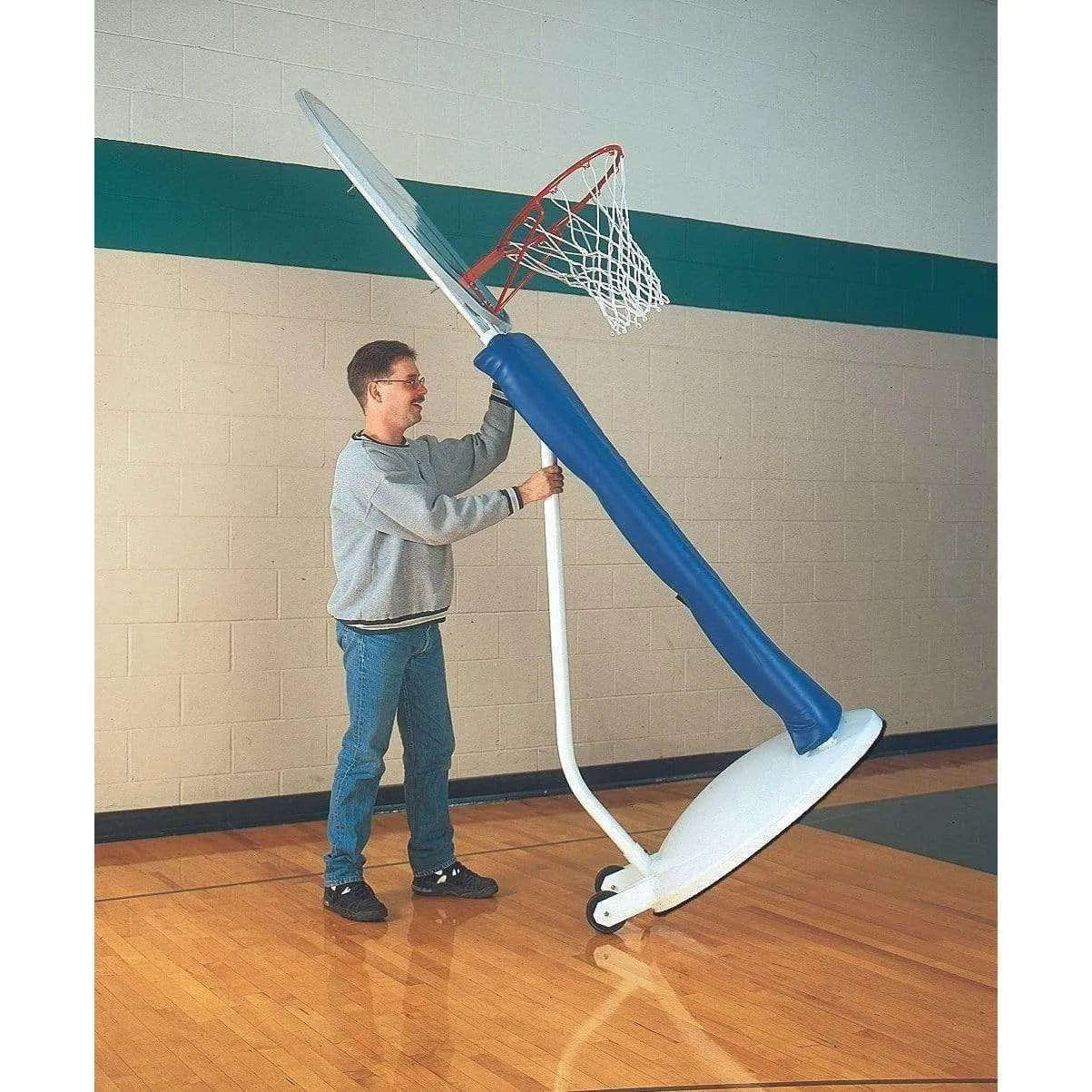 Bison 36" x 48" Playtime Molded Graphite Portable Basketball Hoop BA803
