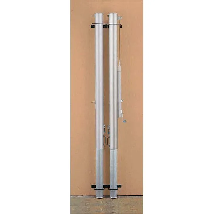 Bison Volleyball Wall Mounted Post Storage Brackets VB92
