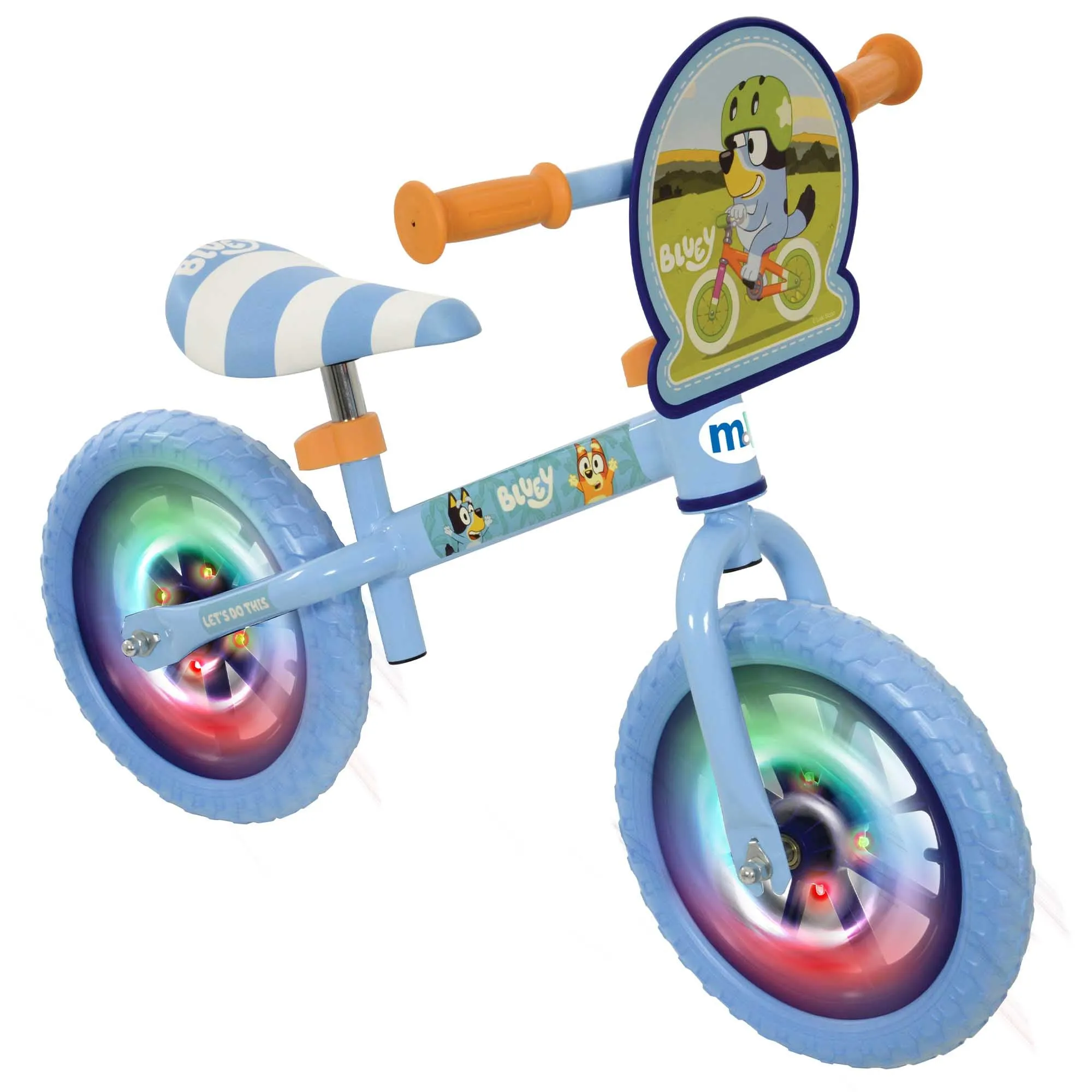 Bluey 12" Balance Bike with Light Up Wheels