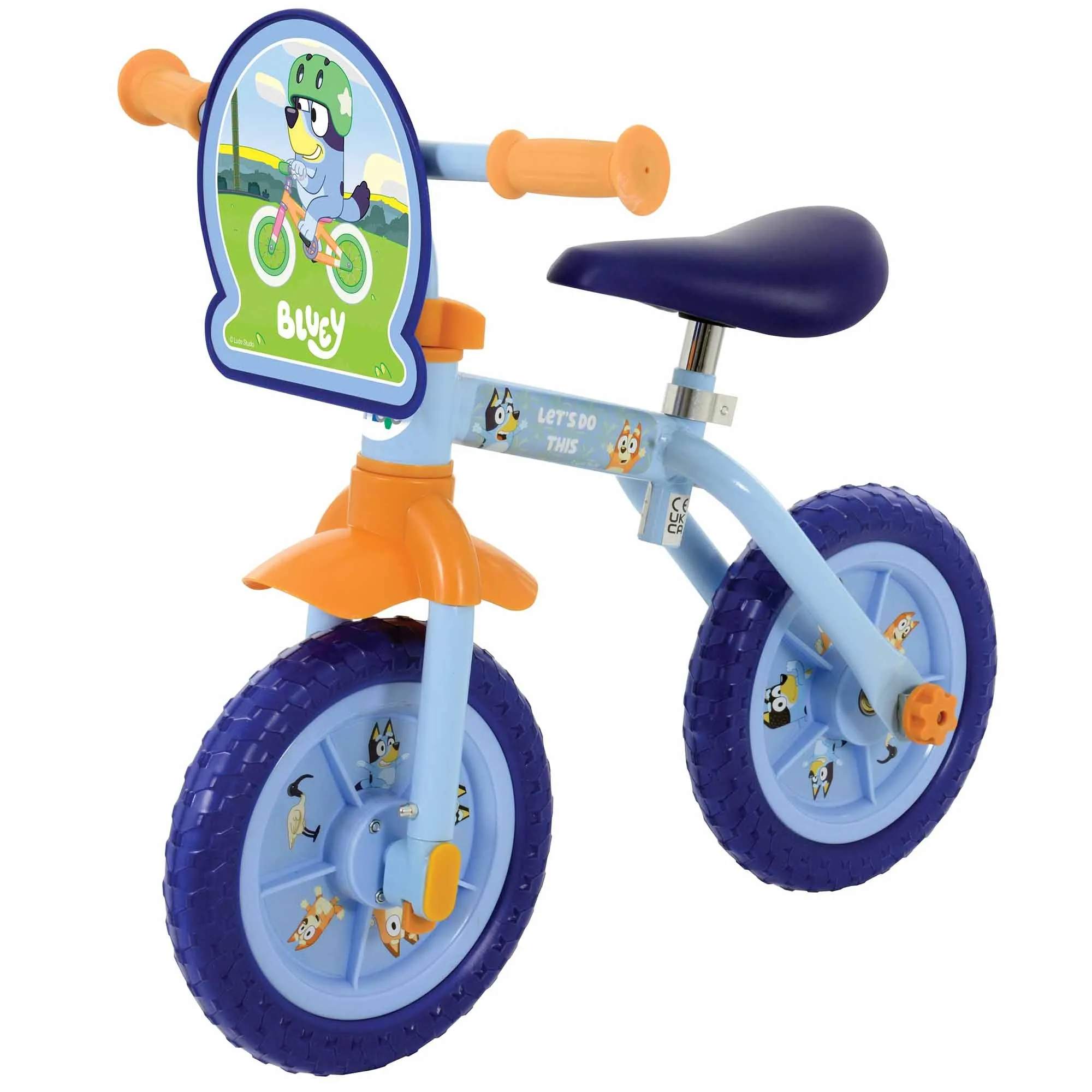 Bluey 2-in-1 10" Wheel Size Training Bike