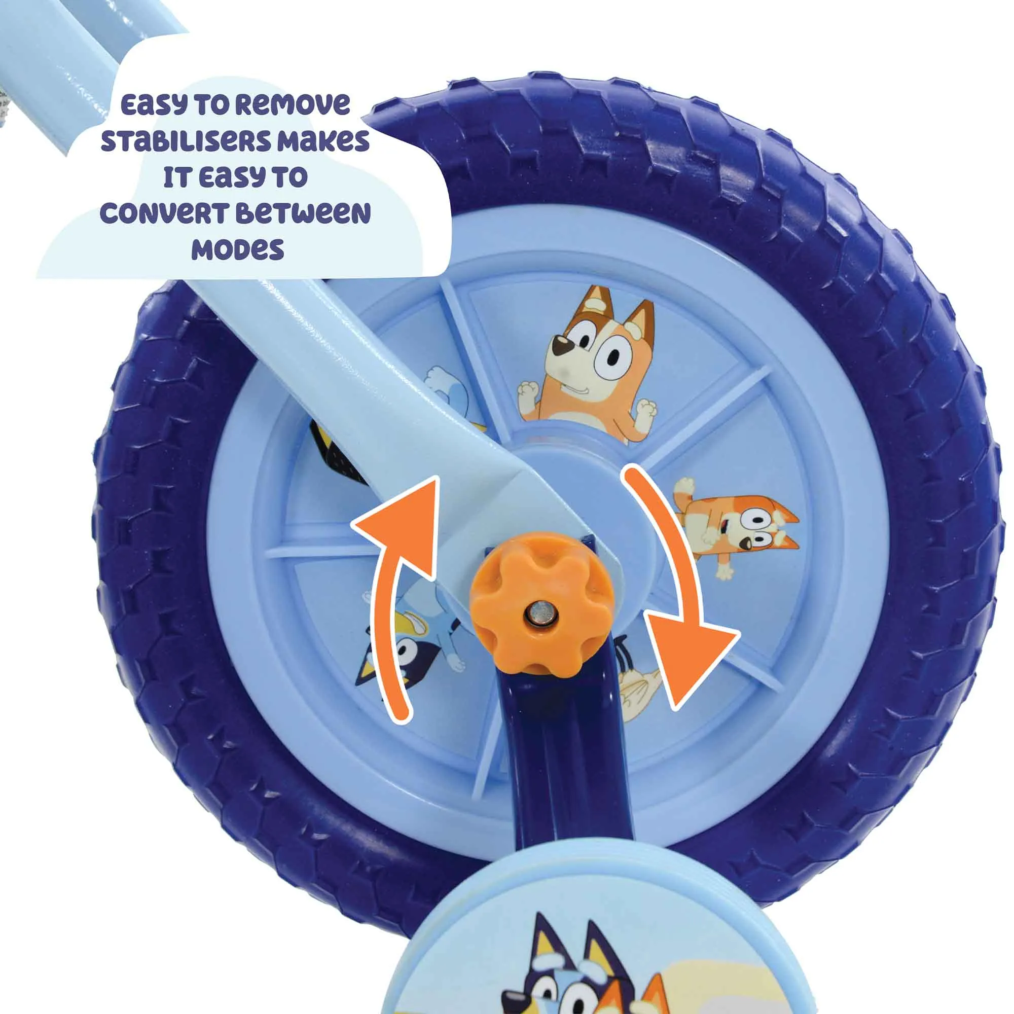 Bluey 2-in-1 10" Wheel Size Training Bike