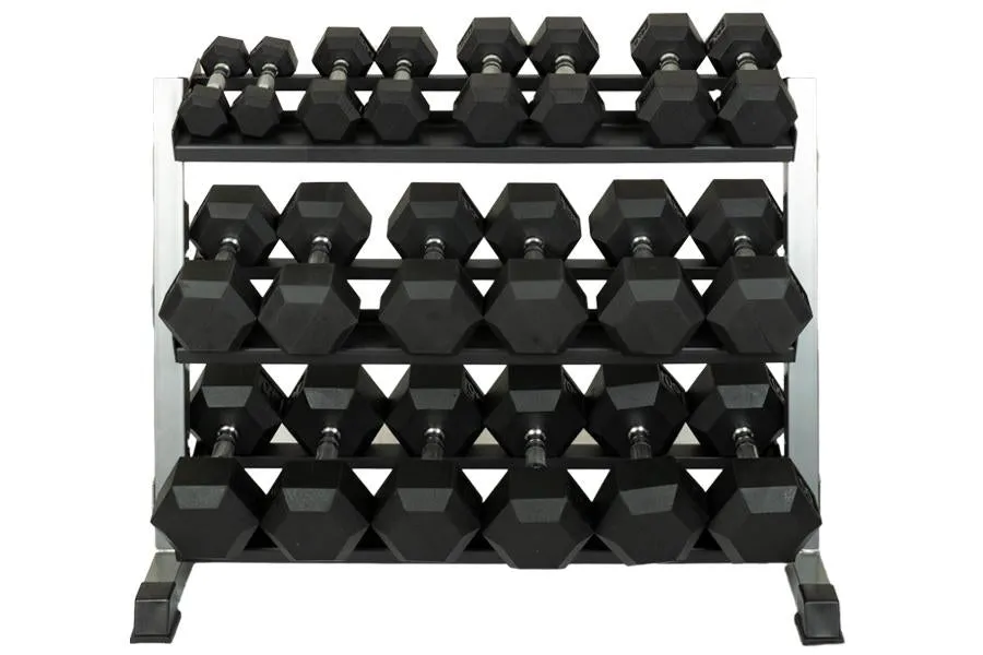 Body-Solid 2-Tier / 3-Tier Dumbbell Rack (3rd Tier Optional)