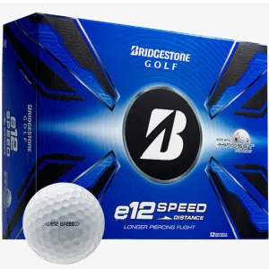 Bridgestone e12 Speed Golf Balls - White - 12 Pack