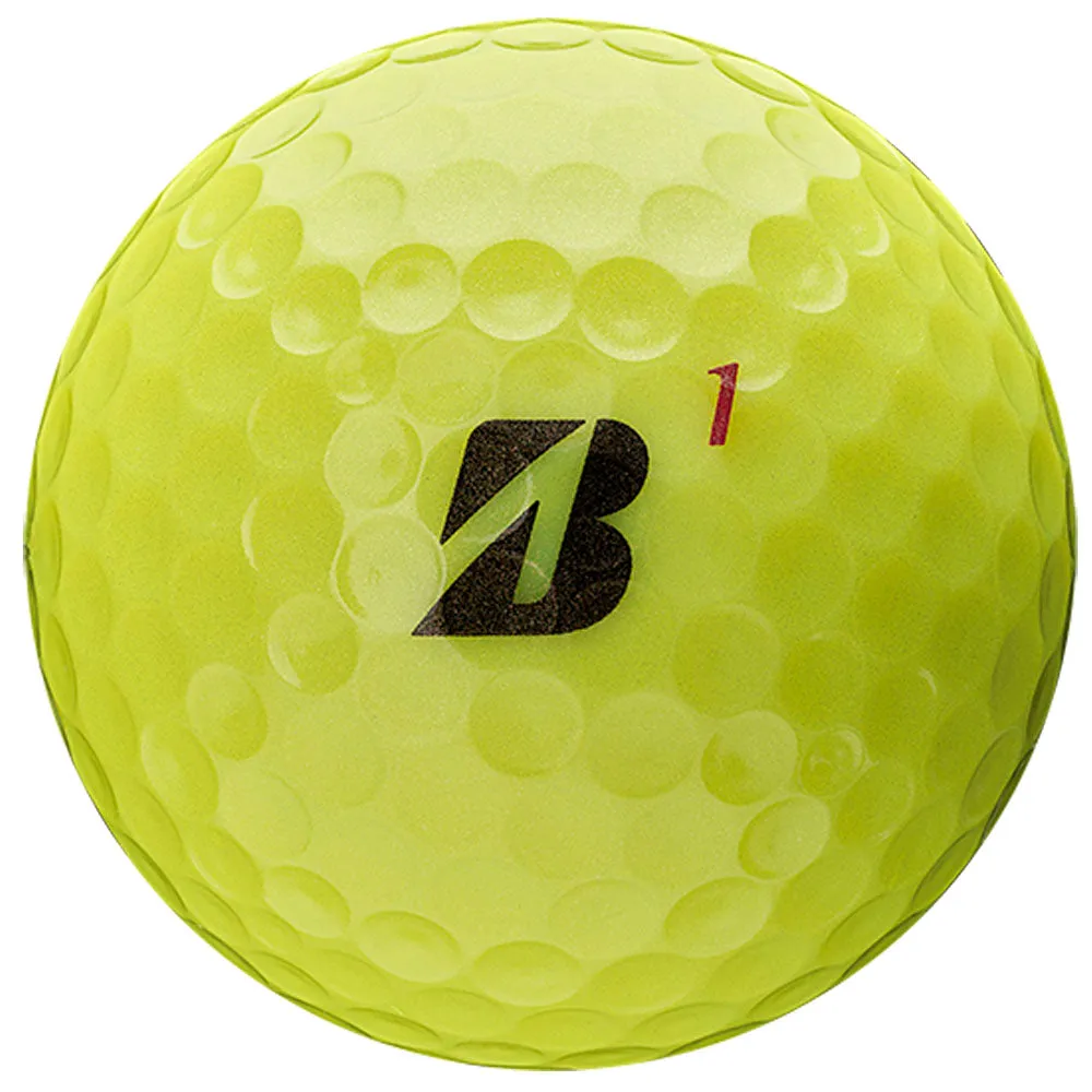 Bridgestone TOUR B X Golf Balls - Yellow - 12 Pack