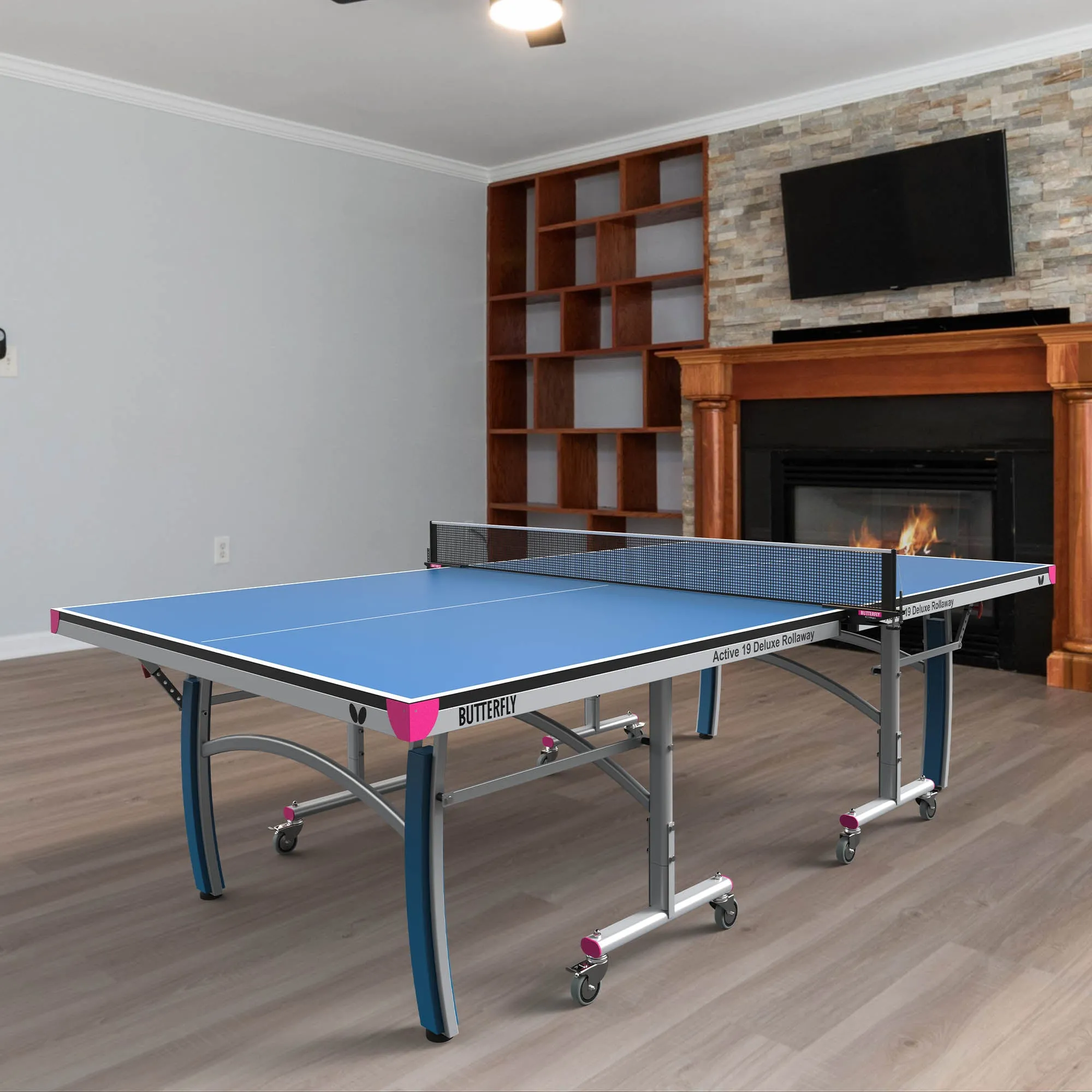 Butterfly Active 19 Deluxe Rollaway Indoor Table Tennis Table