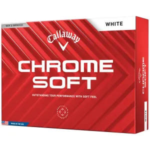 Callaway Chrome Soft White Personalised Logo