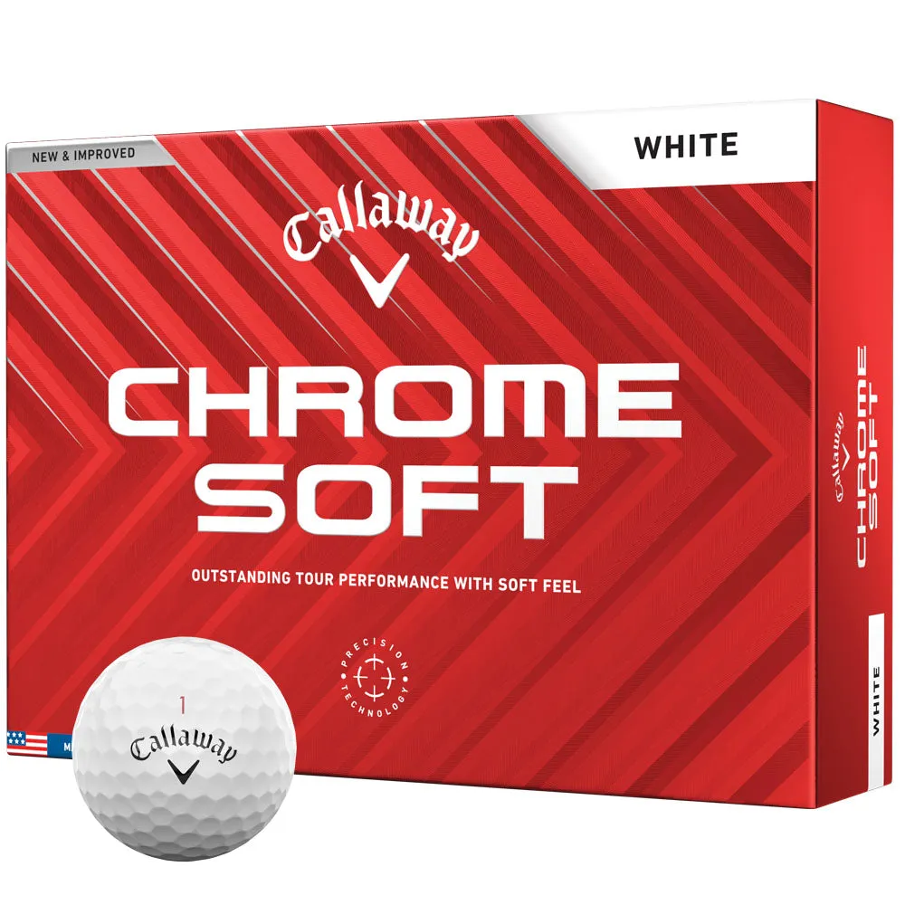 Callaway Chrome Soft White Personalised Text