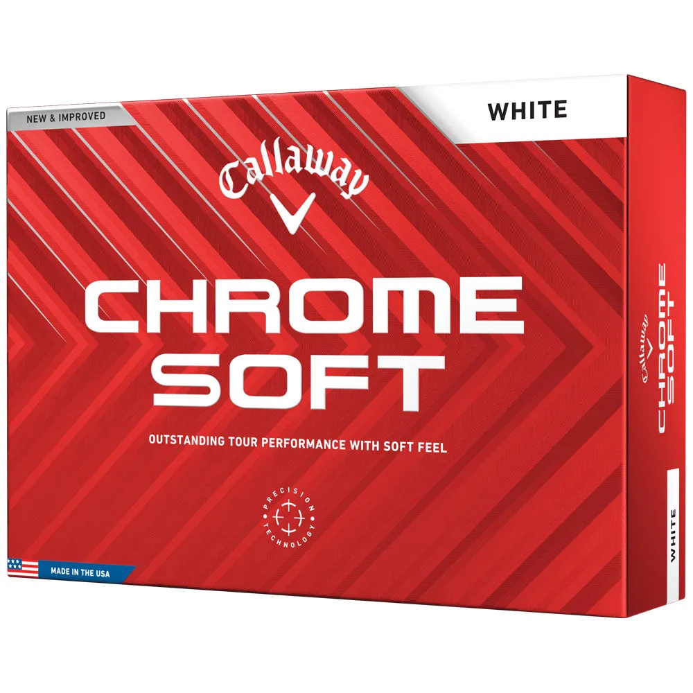 Callaway Chrome Soft White Personalised Text
