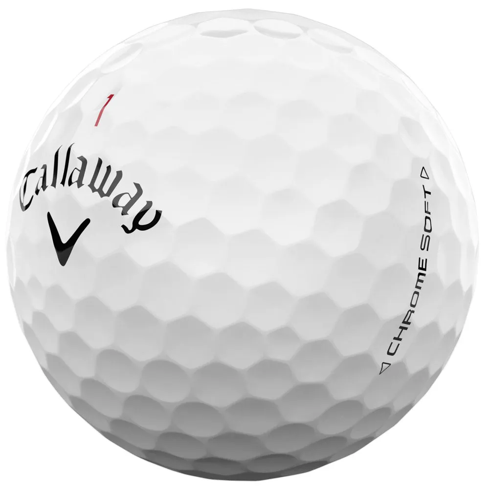 Callaway Chrome Soft White Personalised Text