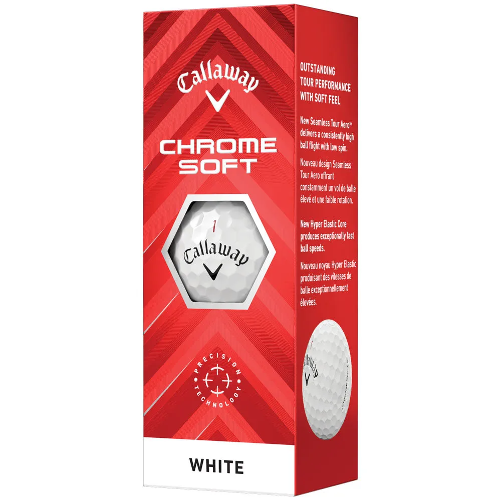Callaway Chrome Soft White Personalised Text