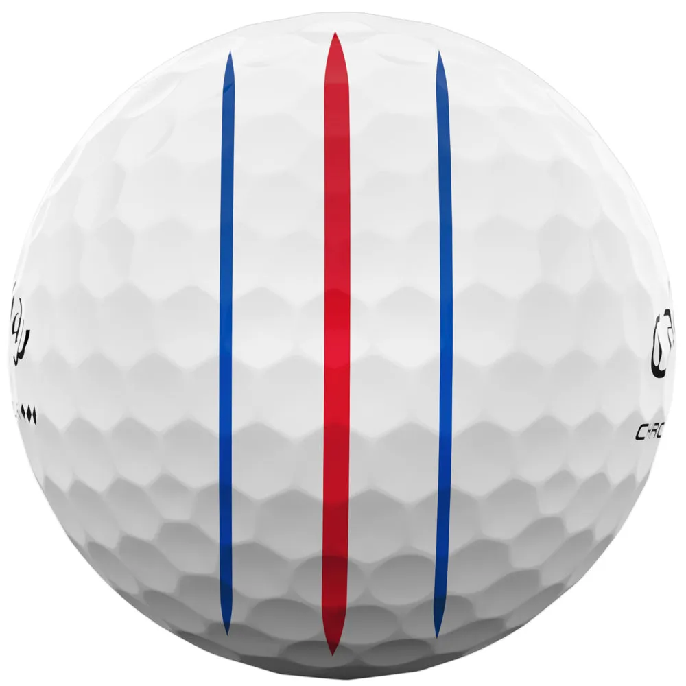 Callaway Chrome Tour TD Triple Track Golf Balls - White - 12 Pack