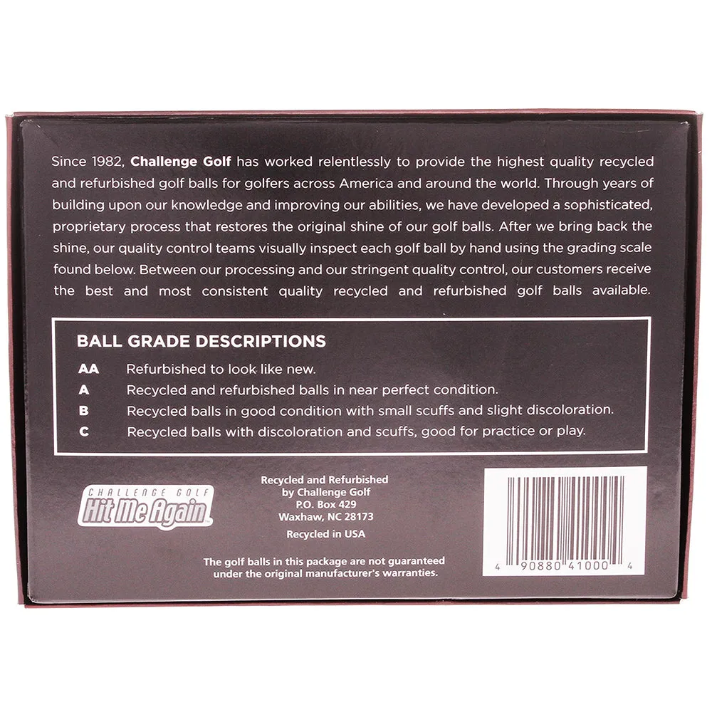 Callaway Chromesoft X Refurbished A-Grade Golf Balls - 12 Pack - White