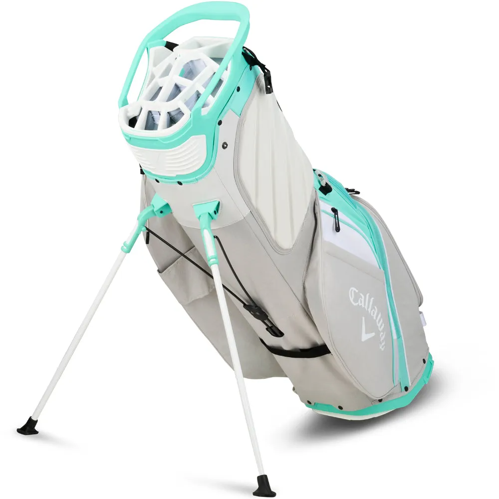 Callaway Fairway 14 Stand Bag - Aqua/White/Silver Heather