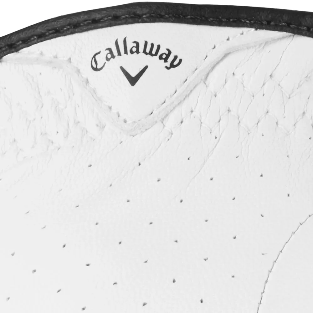 Callaway Ladies Dawn Patrol Leather Golf Glove - White