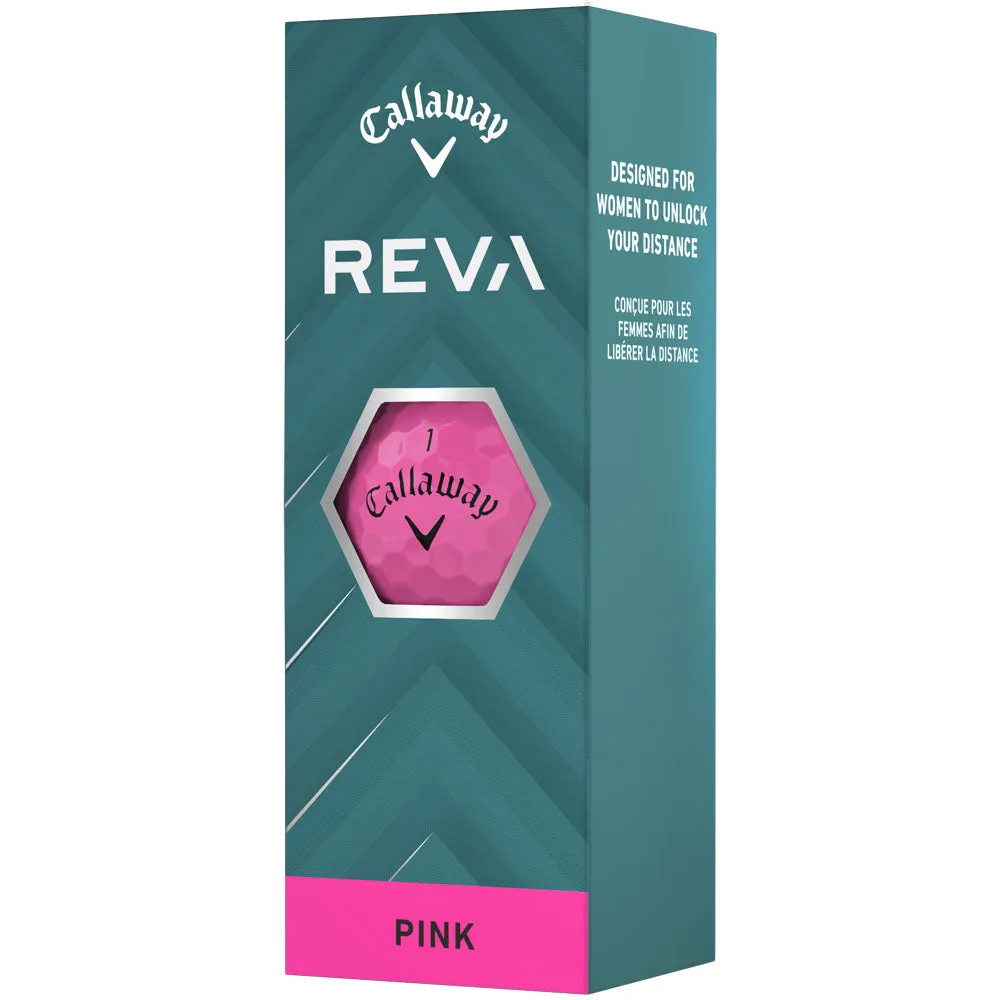 Callaway Reva Ladies Golf Balls - Pink - 12 Pack