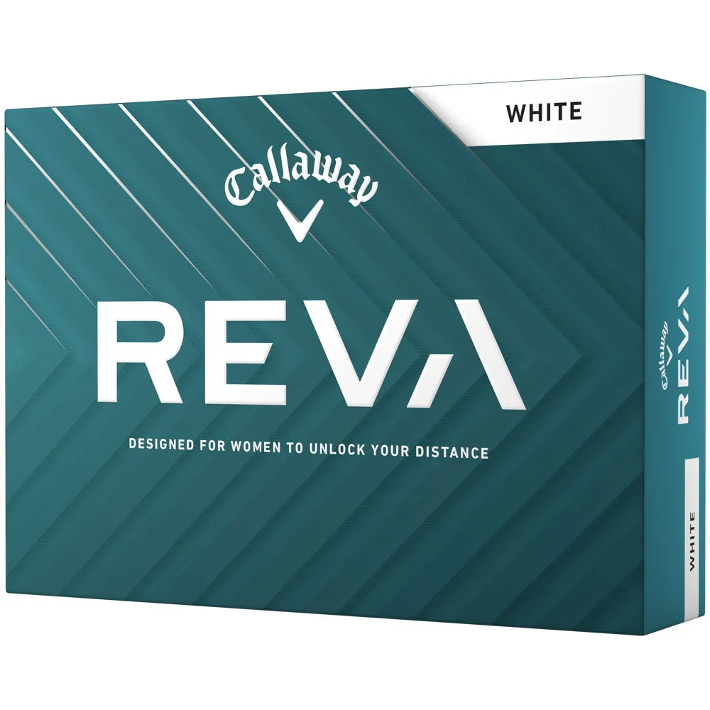 Callaway Reva Ladies Golf Balls - White - 12 Pack