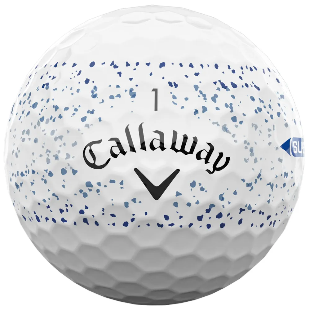 Callaway Supersoft Golf Balls - Blue Splatter - 12 Pack