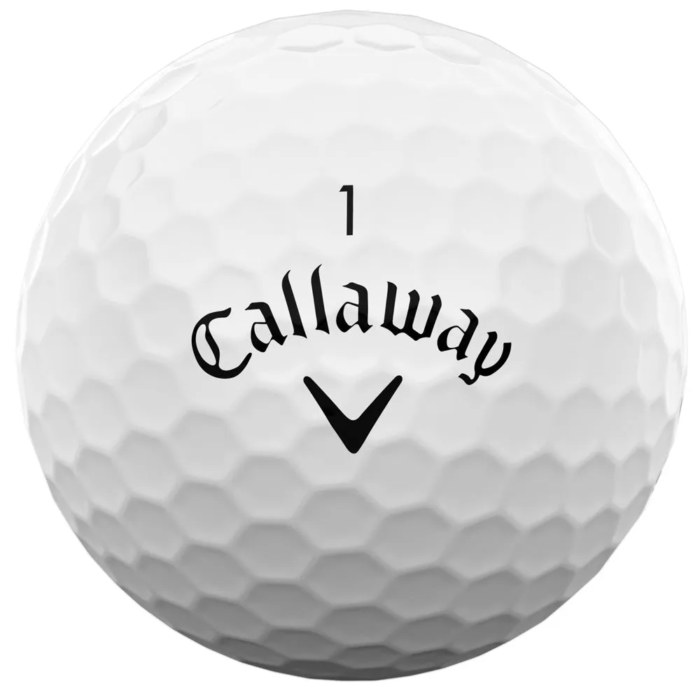 Callaway Supersoft Golf Balls - White - Personalised Text