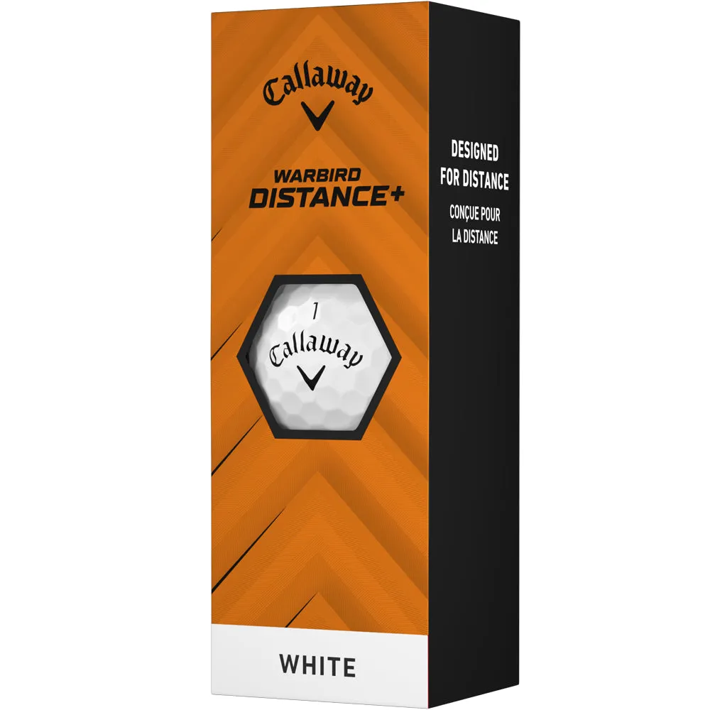 Callaway Warbird Distance  Golf Balls - White - 12 Pack