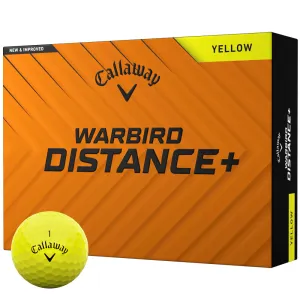 Callaway Warbird Distance  Golf Balls - Yellow - 12 Pack