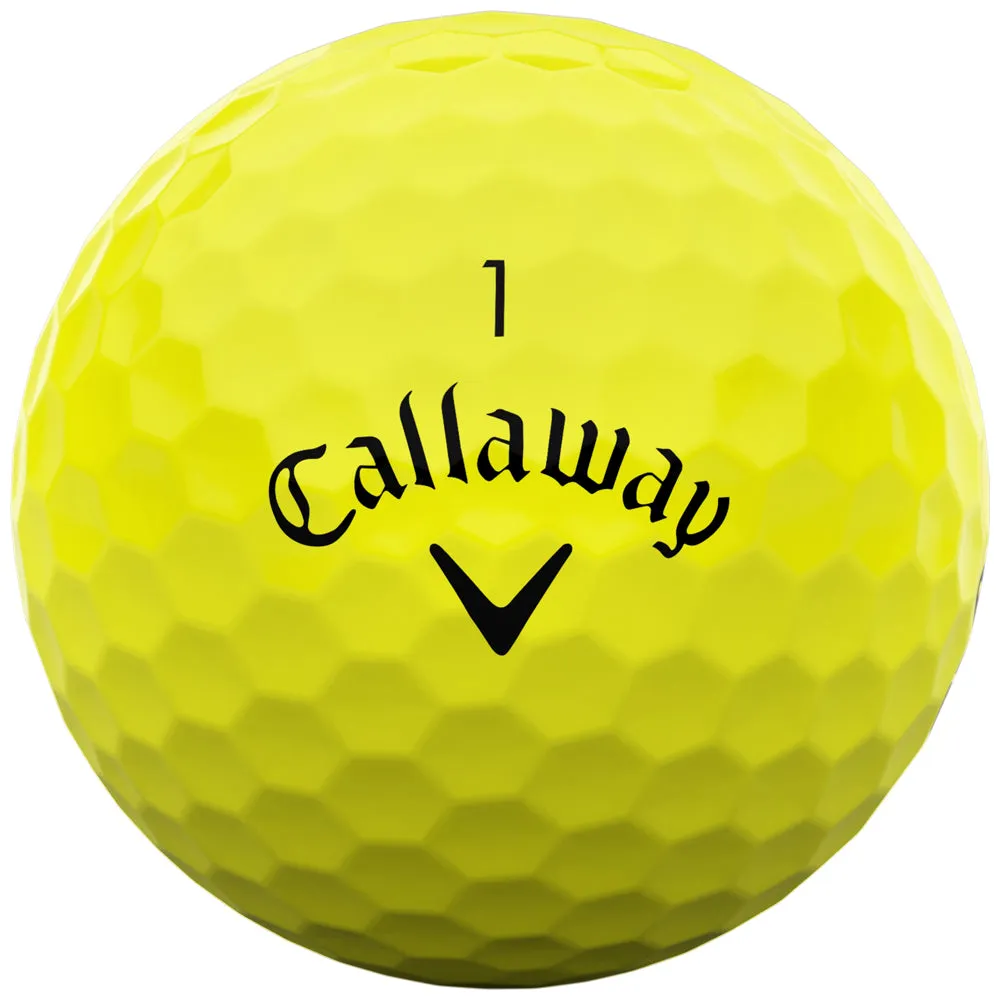 Callaway Warbird Distance  Golf Balls - Yellow - 12 Pack