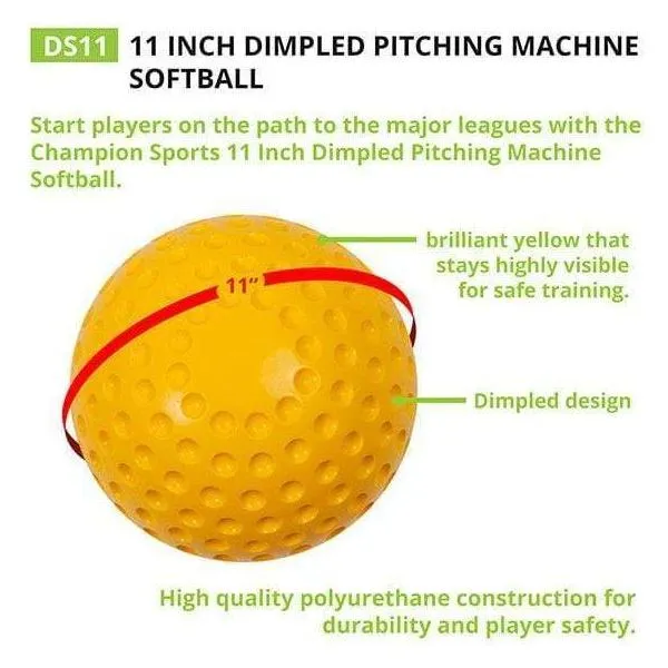 Champion Sports Dimpled Pitching Machine Softball DS