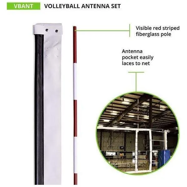 Champion Sports Volleyball Net Antenna Set VBANT