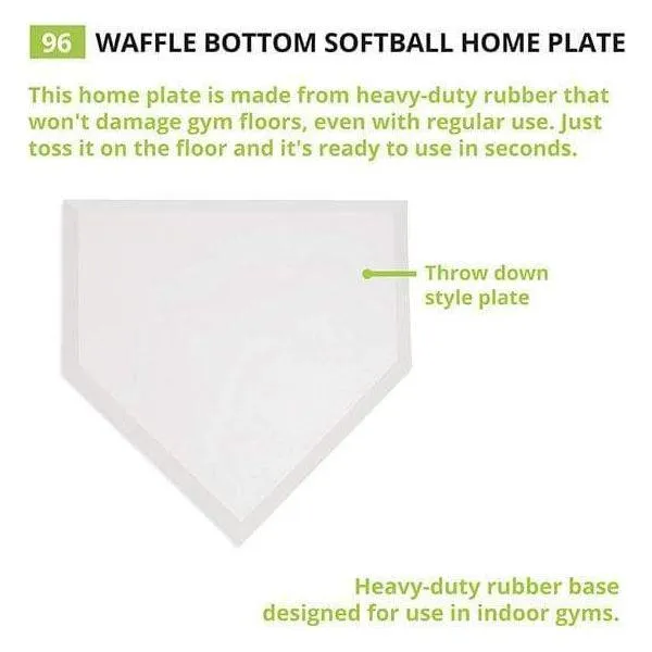 Champion Sports Waffle Bottom Softball Home Plate 96