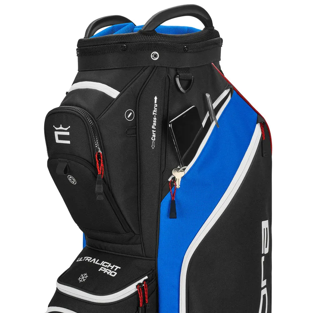 Cobra Ultralight Pro Cart Bag - Puma Black/Electric Blue