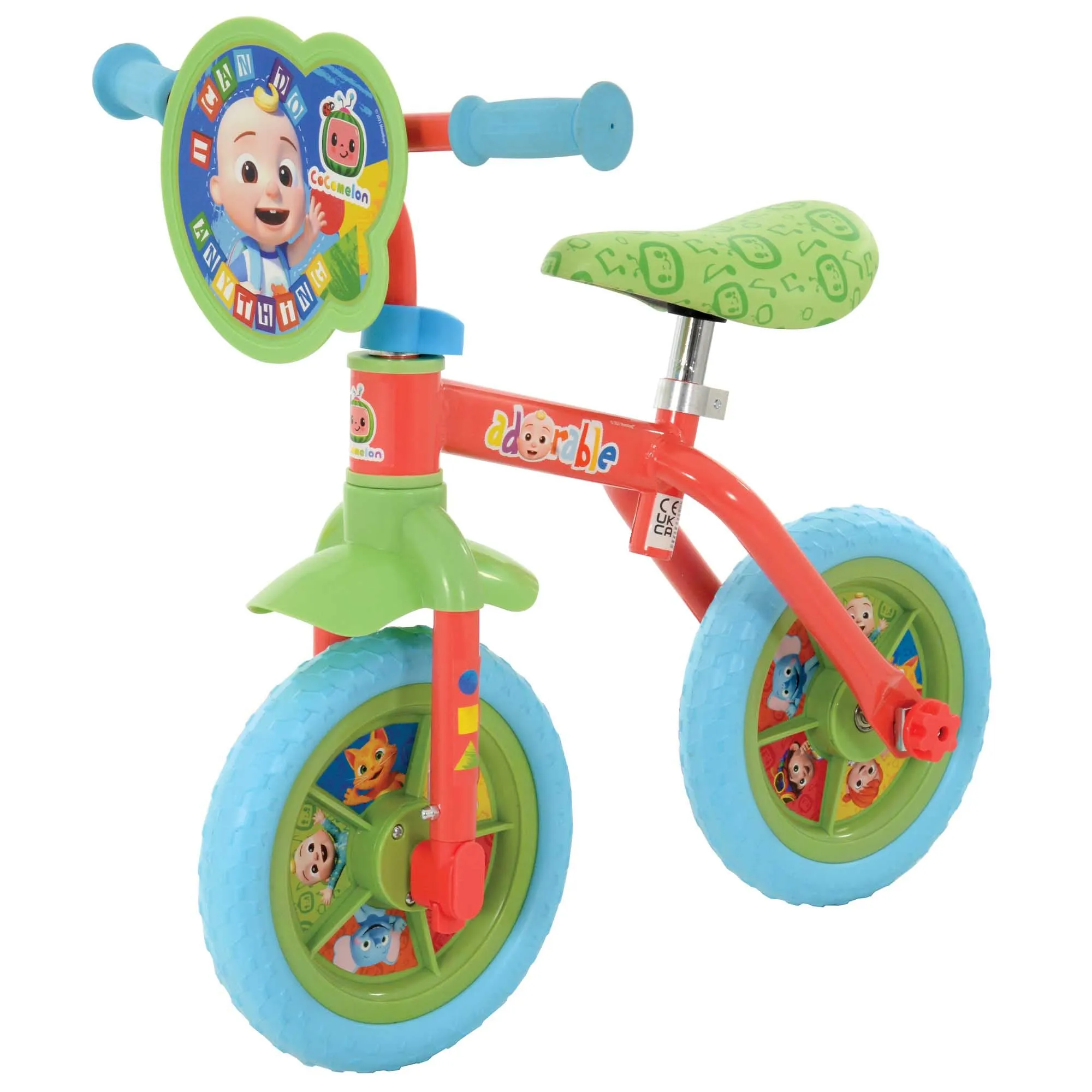 CoComelon 2-in-1 10" Wheel Size Training Bike