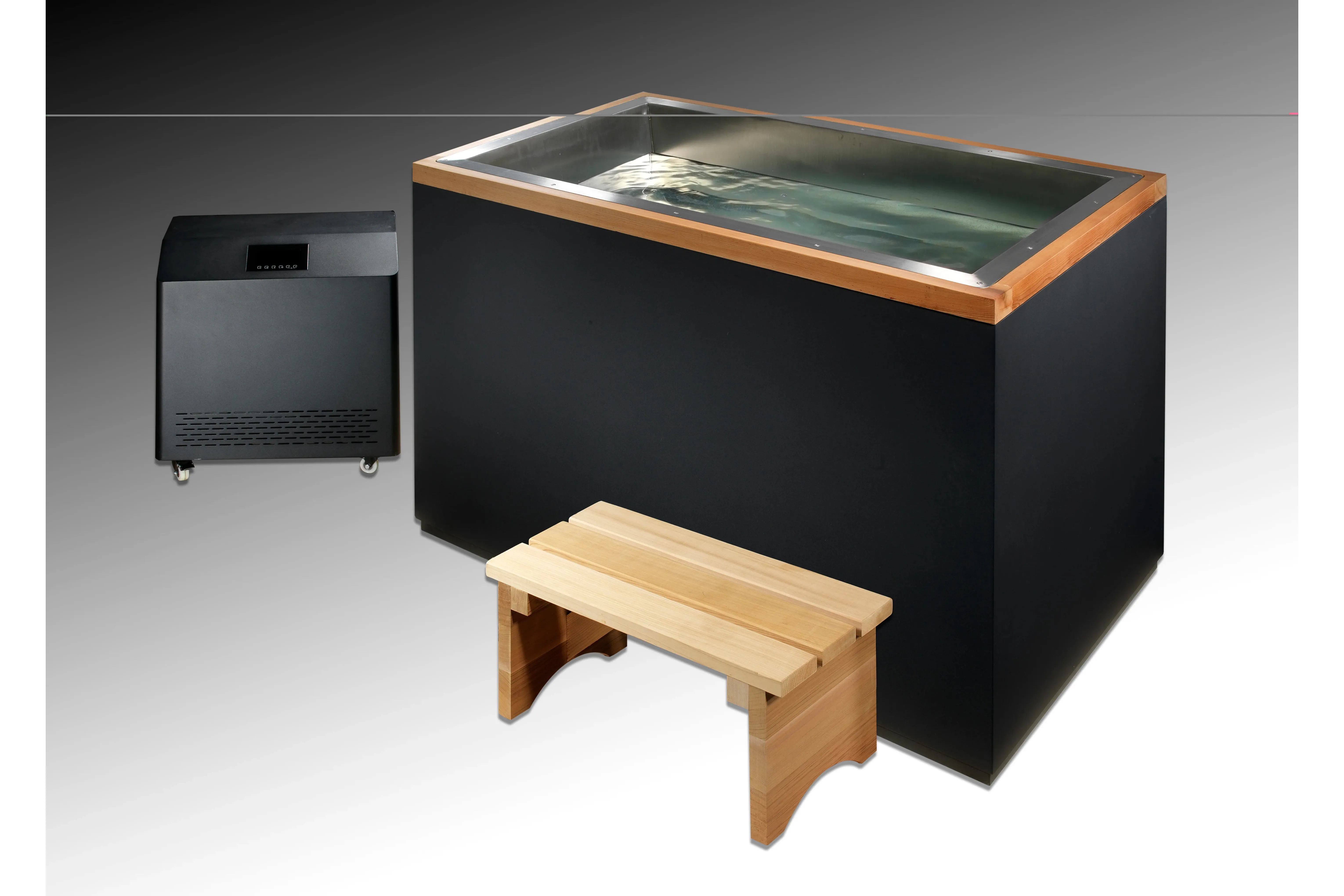 Dynamic Cold Therapy "CUBOID" Stainless Steel Cold Plunge