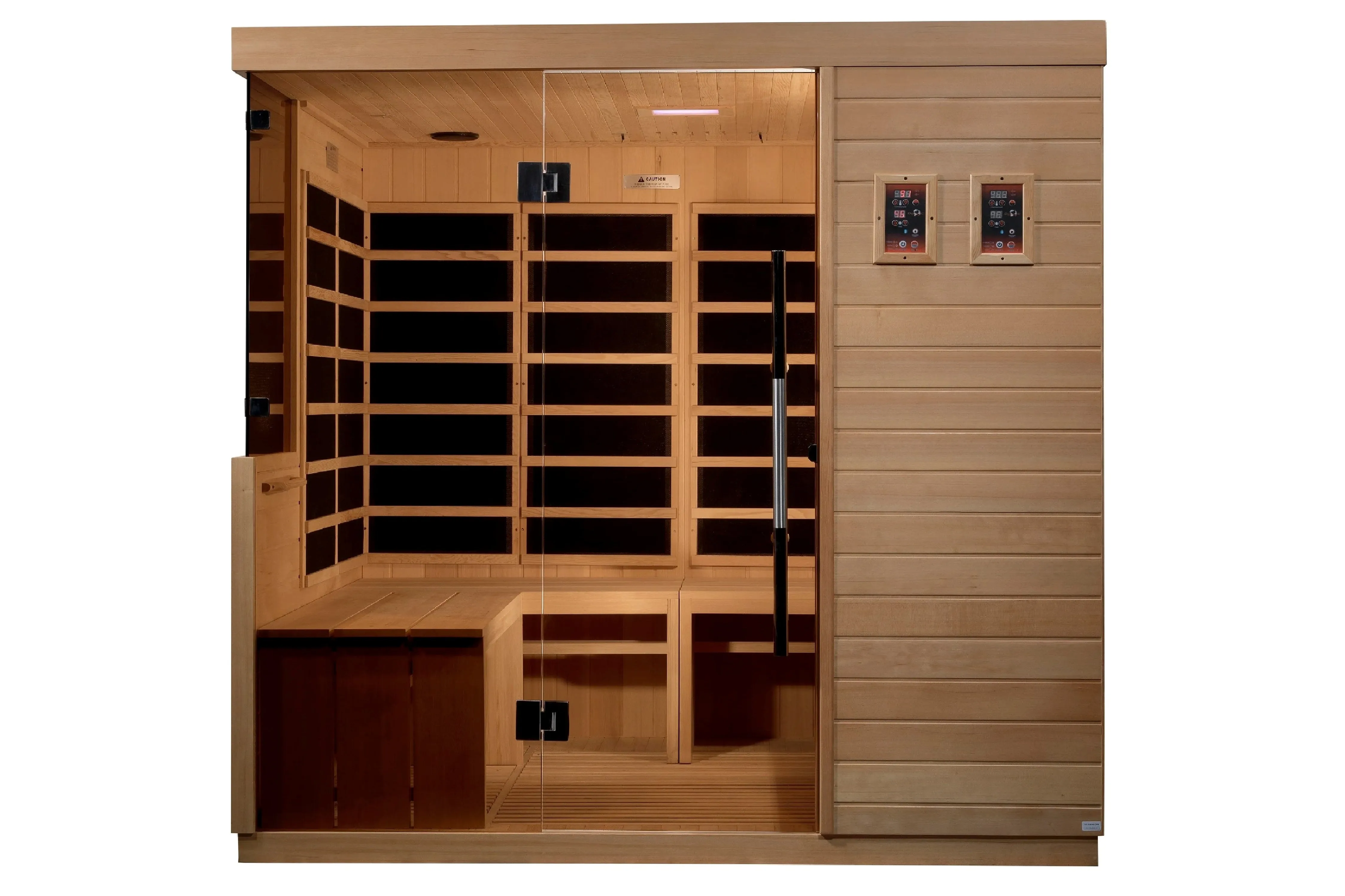 Dynamic "La Sagrada" 6 Person Indoor Ultra Low EMF FAR Infrared Sauna