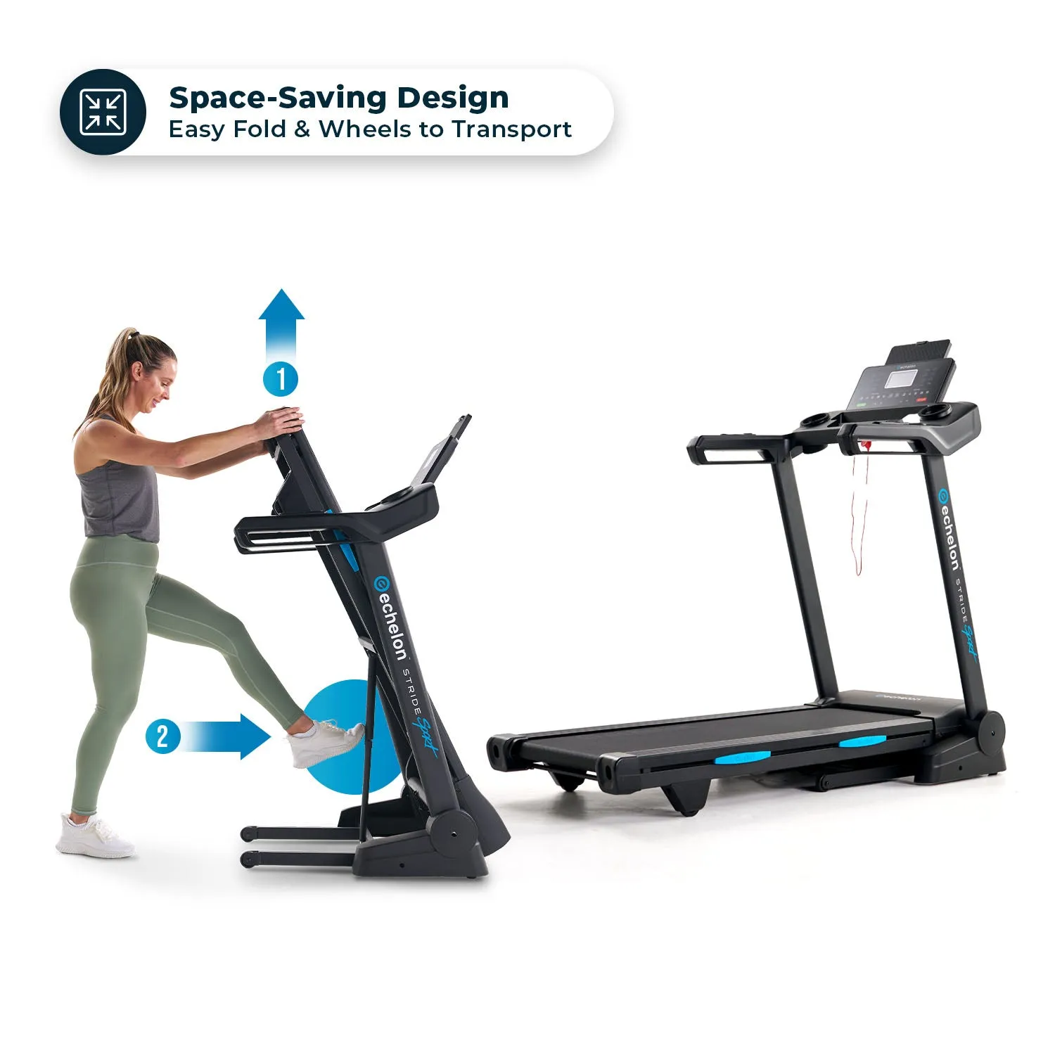 Echelon Stride 30 Sport Folding Treadmill
