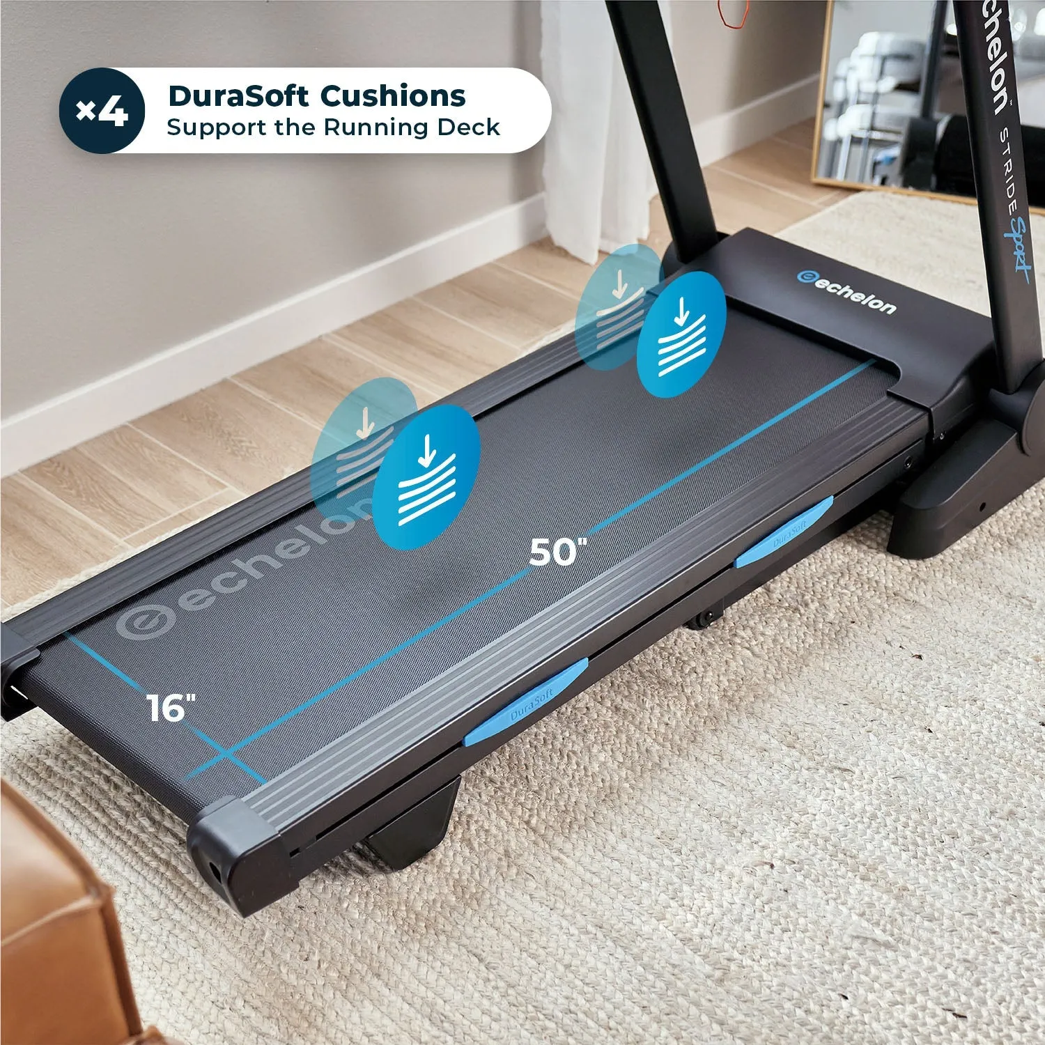 Echelon Stride 30 Sport Folding Treadmill