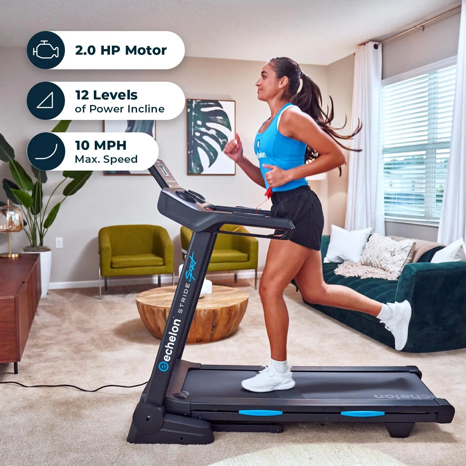 Echelon Stride 30 Sport Folding Treadmill