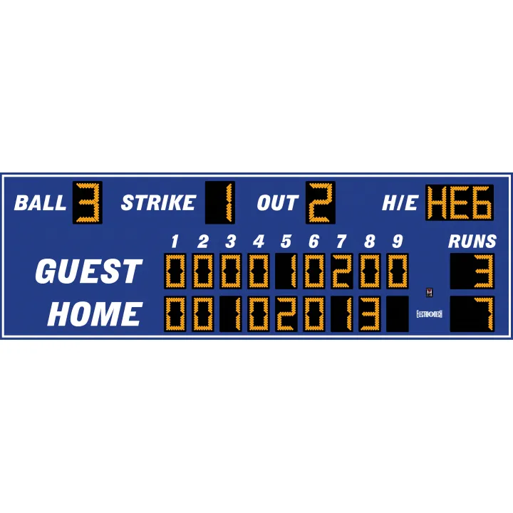 Electro-Mech LX173 Nine Inning Baseball Scoreboards