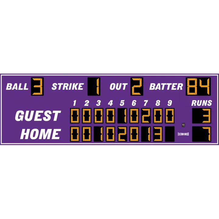 Electro-Mech LX173 Nine Inning Baseball Scoreboards