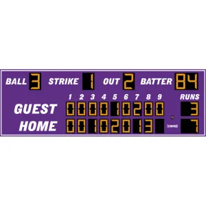 Electro-Mech LX173 Nine Inning Baseball Scoreboards