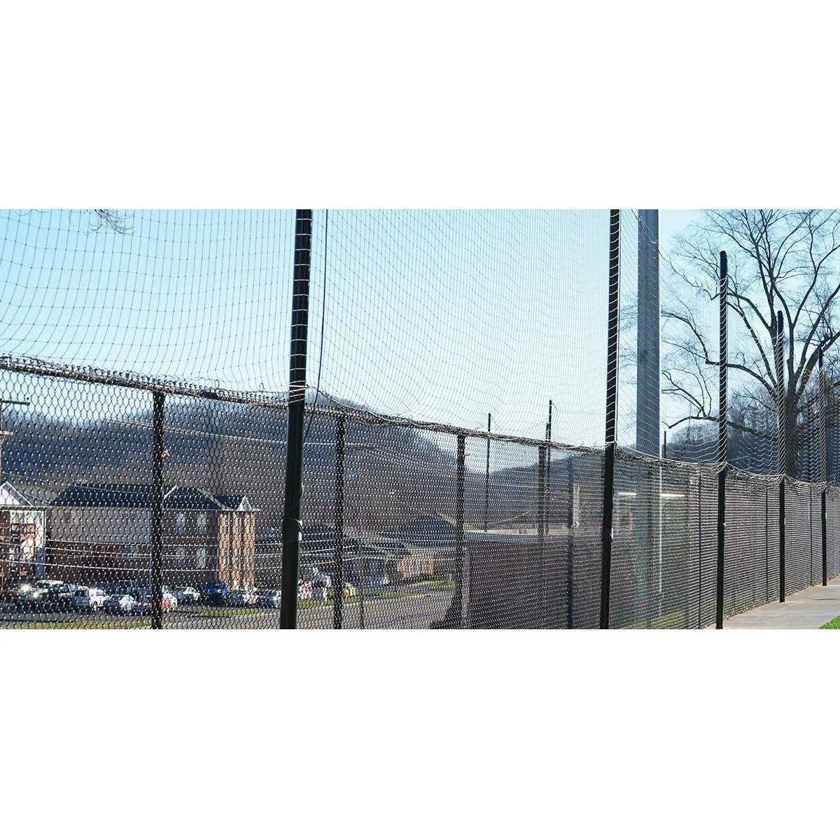 Fisher Athletic 40' x 40' 4" SQ Football End Zone Netting FN4S4040PS