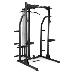 Fuel Fitness Power Rack with Hi-Lo Pulley