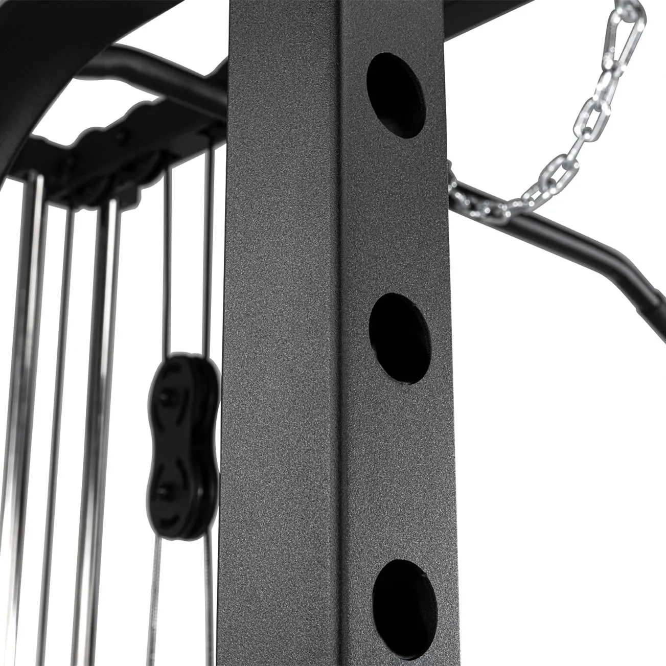 Fuel Fitness Power Rack with Hi-Lo Pulley