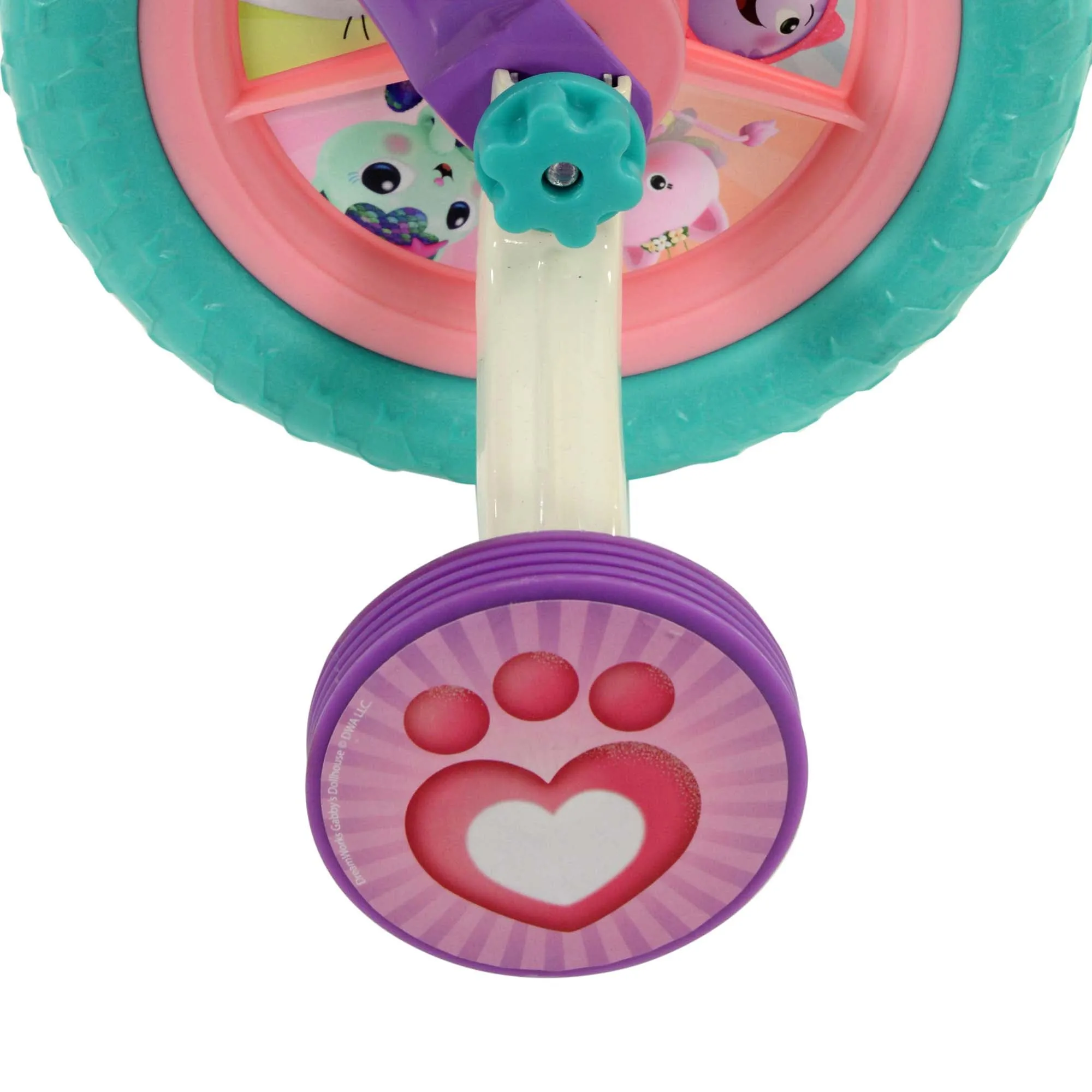 Gabby's Dollhouse 2-in-1 10" Wheel Size Training Bike