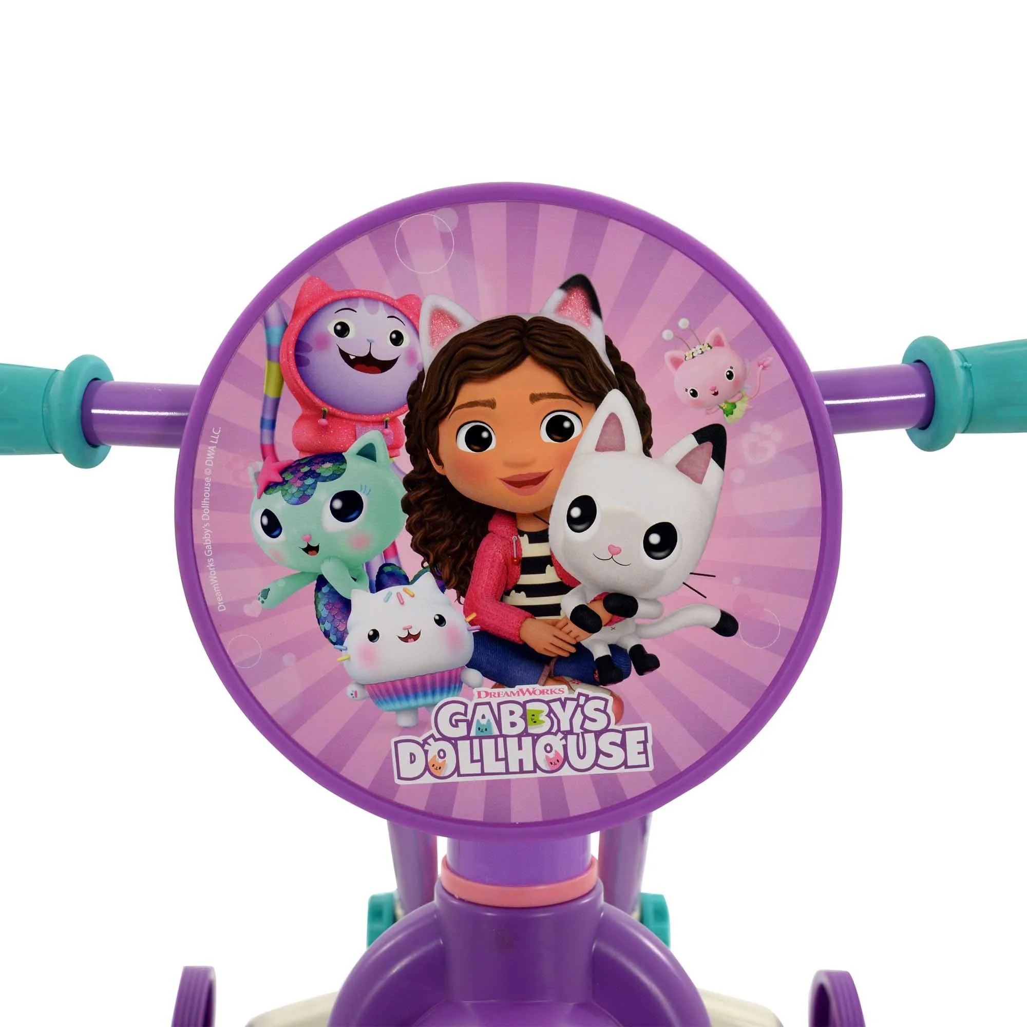 Gabby's Dollhouse 2-in-1 10" Wheel Size Training Bike