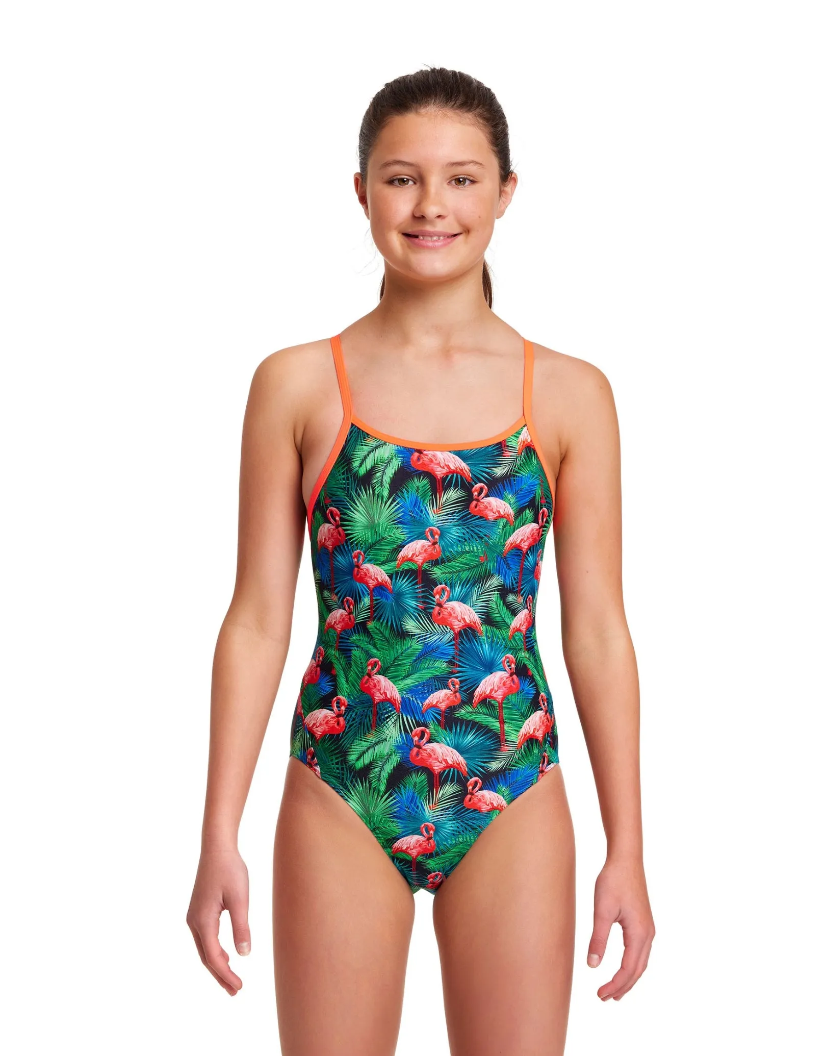 Girls Jungle Bungle Diamond Back Swimsuit