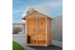 Golden Designs "Arlberg" 3-Person Traditional Outdoor Sauna
