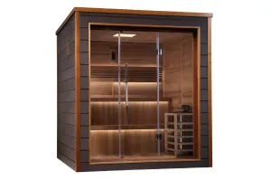 Golden Designs "Bergen" 6-Person Outdoor/Indoor Traditional Sauna