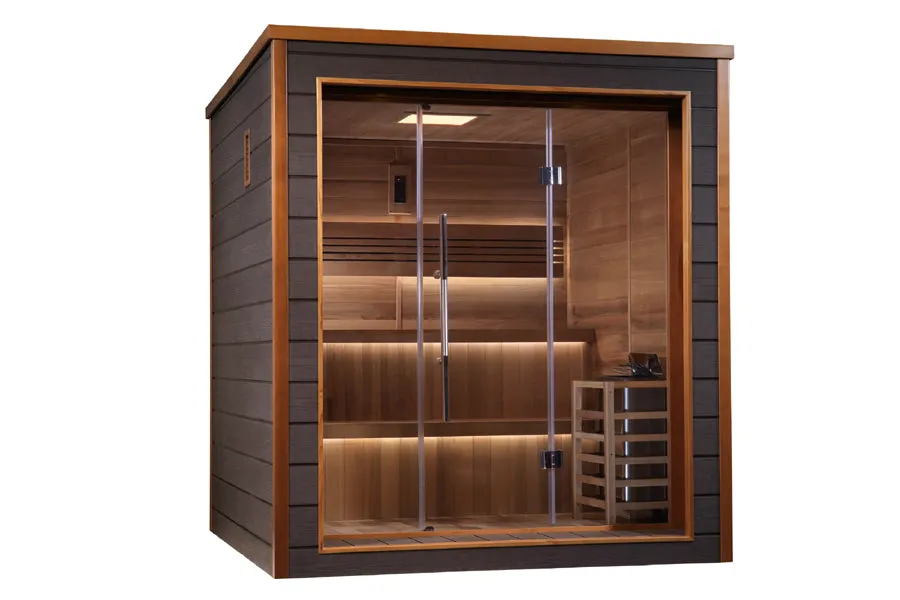 Golden Designs "Bergen" 6-Person Outdoor/Indoor Traditional Sauna